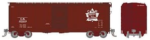 HO 1937 AAR 40' Boxcar: CNR - White Leaf Herald: 6-Pack