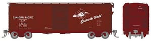 HO 1937 AAR 40' Boxcar: CPR - Spans the World: 6-Pack