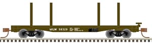 MILWAUKEE 45FT LOGGING FLAT CAR # 58329
