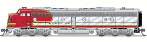 EMD E8A, ATSF 86L, 1950's Appearance, No-Sound / DCC-Ready, N
