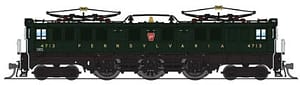BROADWAY LTD PRR P5A BOXCAB #4713 DCC/SOUND