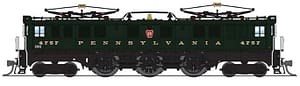 BROADWAY LTD PRR P5A BOXCAB #4757 DCC/SOUND