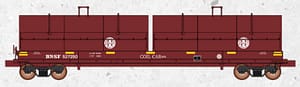 HO BNSF Coil Car #527250