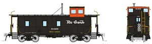HO D&RGW End Cupola Steel Caboose: Switch Caboose Scheme: #01400