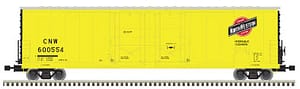 C&NW 53FT EVANS DBL PLUG DOOR BOXCAR RD# 600523