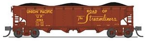 7438 ARA 70-Ton Quad Hopper, UP, 4-pack, N (Fantasy Paint Scheme)
