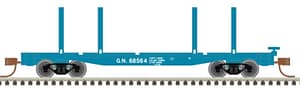 GN 45FT LOGGING FLAT CAR # 68541