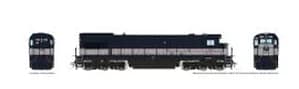HO GE U34CH (DC/DCC/Sound): NJ TRANSIT - Bluebird w/ Nose Logo: #4152