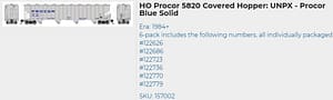 PROCOR-UNPX 6 PACK - BLUE SOLID