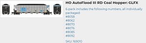 GLFX AUTOFLOOD III RD COAL HOPPER 6 PACK