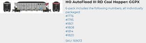 GCPX AUTOFLOOD III RD COAL HOPPER 6 PACK