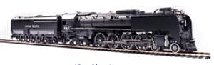 UP 4-8-4 CLASS FEF-3 #844 - BLACK/GRAPHITE MODERN EXCURSION PARAGON 4