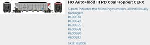 CEFX AUTOFLOOD III RD COAL HOPPER 6 PACK
