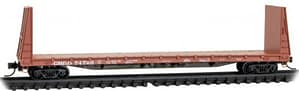 GM&O 51FT BULKHEAD FLATCAR RD# 74726