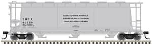HO 3-BAY CYLINDRICAL HOPPER SASKATCHEWAN MINERALS #60325