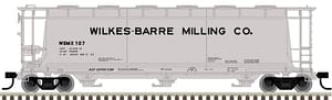 HO 3-BAY CYLINDRICAL HOPPER WILKES-BARRE MILLING CO #101