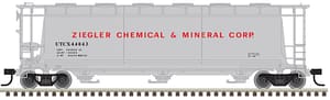 HO 3-BAY CYLINDRICAL HOPPER ZIEGLER CHEMICAL #44043