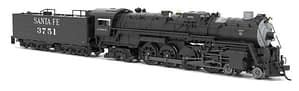 ATSF 4-8-4, #3756, IN SERVICE, NO-SOUND / DCC-READY, N