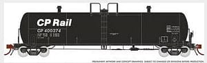 PROCOR 20K GALLON TANK CAR - CP COMPANY SERVICE - 4 PACK