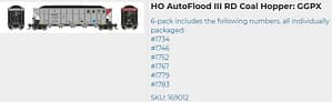 GCPX AUTOFLOOD III RD COAL HOPPER 6 PACK