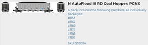 PGNX AUTOFLOOD III COAL HOPPER 6 PK
