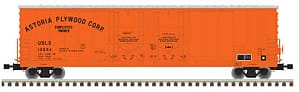 ASTORIA PLYWOOD 53FT EVANS DBL PLUG DOOR BOXCAR RD# 10065