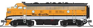 9265 EMD F7A, DRGW 5741, SINGLE STRIPE SCHEME, PARAGON4 SOUND/DC/DCC, N