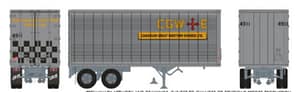 HO 26' Can-Car Trailer: Canadian Great Western Express: #4911