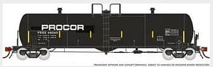 PROCOR 20K GALLON TANK CAR - PROX MODERN W/LARGE LOGO - 6 PACK #1