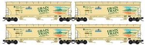 CBRW Grain Train 4-Car Runner Pack #244 - CANCELED BY MICRO-TRAINS