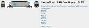 GLFX AUTOFLOOD III COAL HOPPER 6 PK