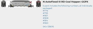GGPX AUTOFLOOD III COAL HOPPER 6 PK