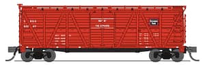 40' Wood Stock Car, CBQ 52247, Cattle Sounds, N Scale