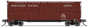 40' Wood Stock Car, NP 82554, Cattle Sounds, N Scale
