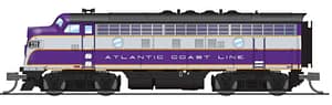 9200 EMD F3 A/B, ACL 339/339B, PURPLE & SILVER, A-UNIT PARAGON4 SOUND/DC/DCC, UNPOWERED B