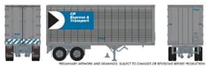 HO 26' Can-Car Trailer: CP Express/Transport: #7523