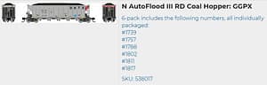 GGPX AUTOFLOOD III COAL HOPPER 6 PK