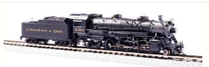N LGHT 2-8-2 C&O 2350