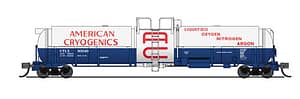 BROADWAY LTD AMERICAN CRYOGENIC TANK CAR 2 PACK