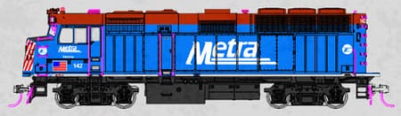 KATO HO SCALE F40PH LOCOMOTIVES