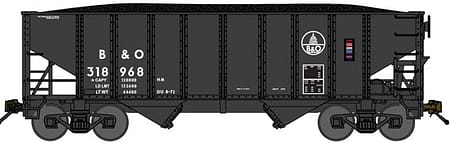 BLUFORD SHOPS N SCALE 8 PANEL HOPPER
