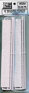 Ho 6' Board Fence 5pcs
